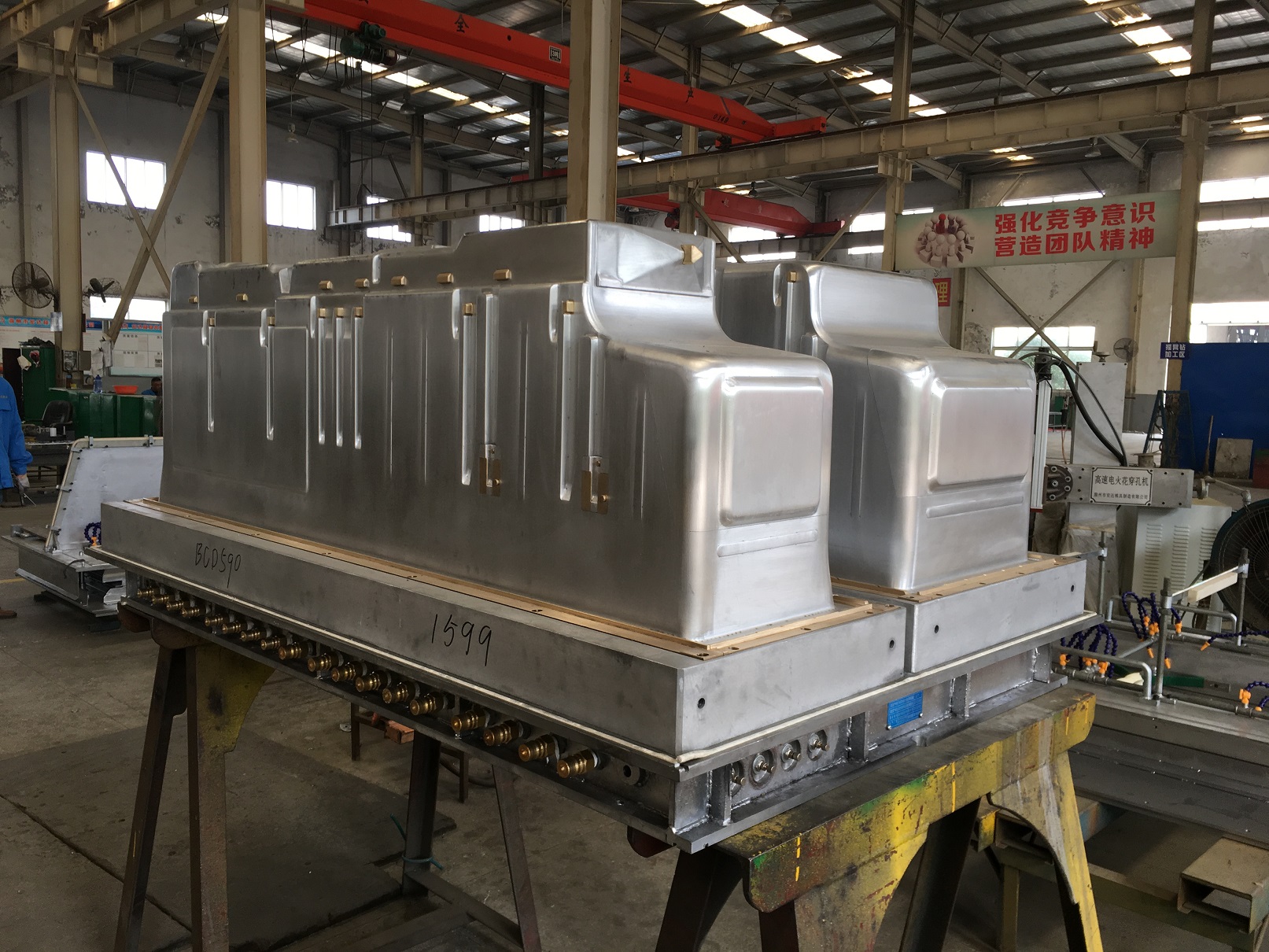 雙開門箱內膽成型模具